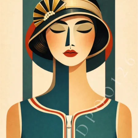 annaflow-art-deco-portret-nr: AADP00126